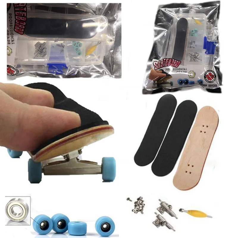 Compra online de Plástico mini dedo skate fingerboard brinquedos dedo  scooter skate embarque clássico chique jogo