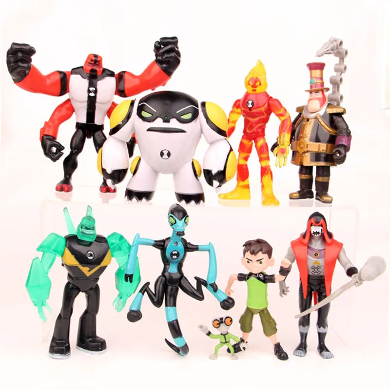 Free Shipping Ben 10 Toys | Ben 10 Protector Earth | Ben 10 Characters - 9pieces - Aliexpress