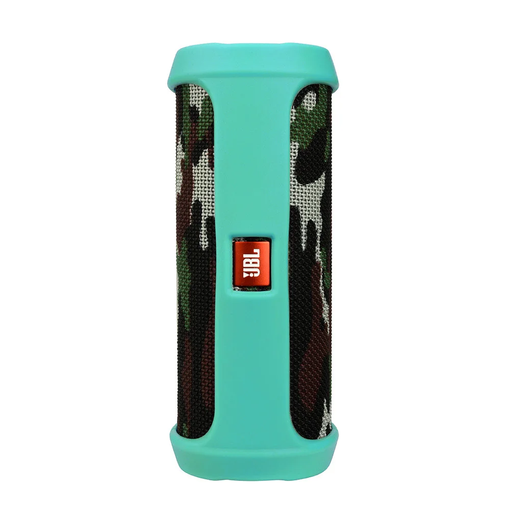 Мягкий силиконовый чехол сумка для JBL Flip4 Bluetooth динамик ударопрочный водонепроницаемый защитный рукав для JBL Flip4 флип 4 колонки - Цвет: Зеленый