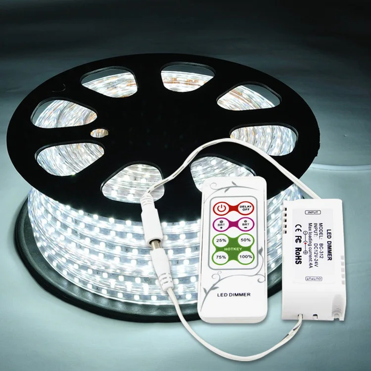 BC-312-4A DC12V-24V with 8 keys RF remote LED CV PWM Dimmer Controller for SMD 5050 3528 single color LED Strip Lighting tape BC-312-4A DC12V-24V with 8 keys RF remote LED CV PWM Dimmer Controller for SMD 5050 3528 single color LED Strip Lighting tape