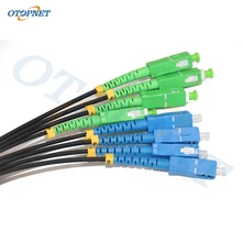 

500M 3 Steel 4 Core G675A1 4SC/UPC-4SC/APC Connector FTTH Single Mode Outdoor Patch Optical Cord Drop Cable