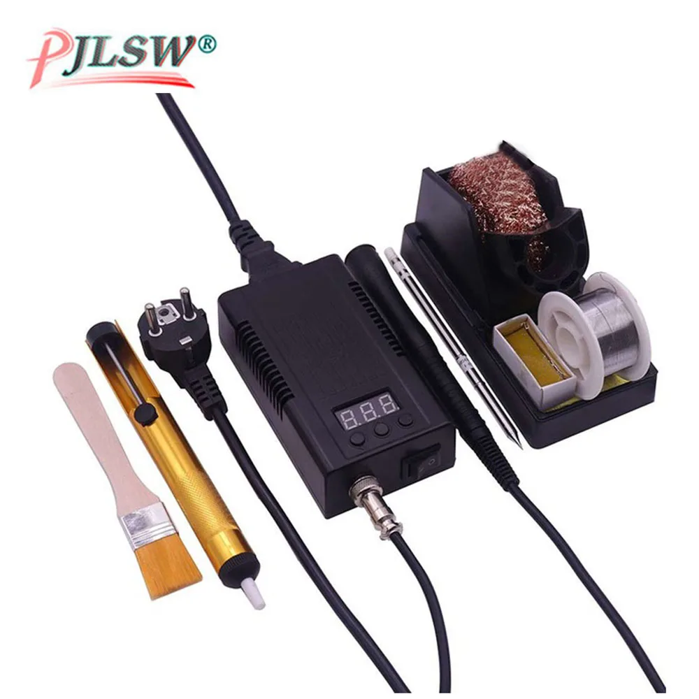 PJLSW 305D Мини Портативная цифровая паяльная станция Электрический паяльник +