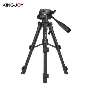 

Kingjoy VT-850 28 Inch Aluminum Alloy Professional Camera Tripod for Photography Video Shooting Support DSLR SLR Camcorder