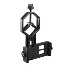 Телефонный телескоп адаптер алюминиевый кронштейн из сплава микроскоп бинокулярный Зрительная труба зажим Кронштейн для мобильного телефона держатель портативный