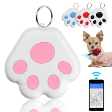 Haustier Hund GPS Tracker Anti-Verloren Bluetooth-Tracker Für Hunde Katze Schlüssel Brieftasche Tasche Kind-Tracker Finder Ausrüstung Haustiere pfote Pandent