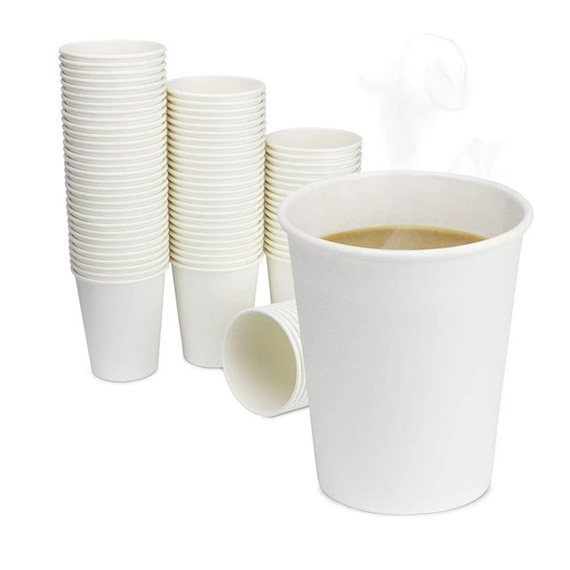 Silver Spoons Elegant Disposable Coffee Cups, Heavy Duty Drinking Hot Cups,  9 Oz., Silver (18 Pc), Arctic Collection : Target