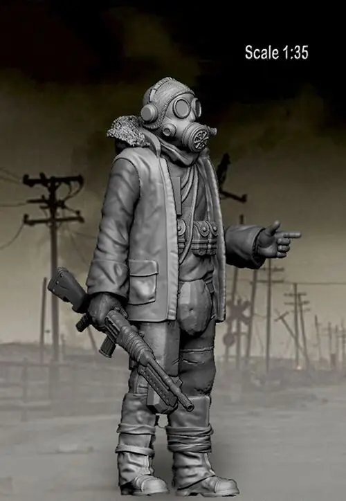 

1/35 Resin Model Building Kit Figure Soldier