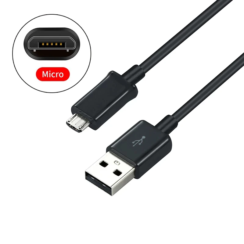 Original Samsung Fast Charger micro usb Cable 1/1.2/1.5M 2A Data Line For SAMSUNG Galaxy S6 S7 Edge Note 4 5 J4 J6 J5 A3 A5 A7 android phone charger cord Cables