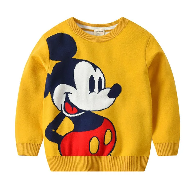 Новое поступление, модный детский свитер для 2-15 лет, зимний теплый свитер с высоким воротником для мальчиков и девочек, детская одежда - Цвет: Многоцветный