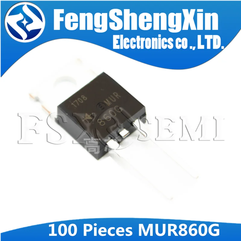 100 шт./лот MUR860G U860G MUR860 U860 выпрямители мощности TO-220 | Электронные компоненты и