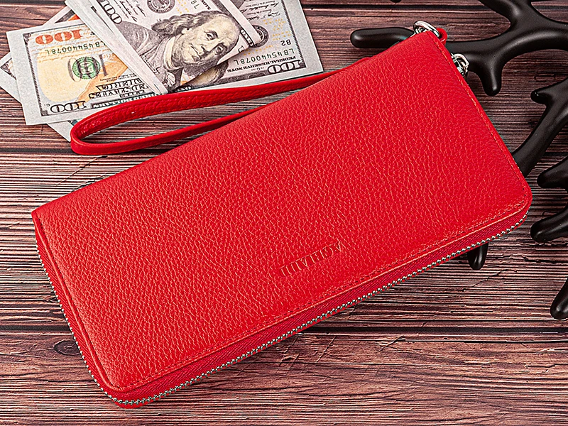New Design Fashion Multifunctional Women's Wallet Genuine Leather Zip Around Clutch Large Travel Purse Female Long Wallet 593-50 New Design Fashion Multifunctional Women's Wallet Genuine Leather Zip Around Clutch Large Travel Purse Female Long Wallet 593-50