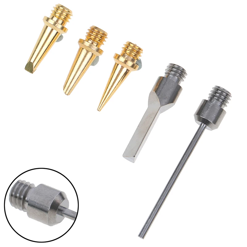 New 5pcs Replacement Copper Tips Nozzle For HS 1115K Soldering Iron