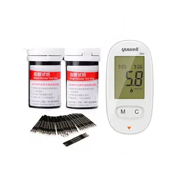 

Automatic Household Blood Sugar Glucose Meter with 50Pcs Test Strips Medical Diabetes Glucometer Monitor Tester Kit