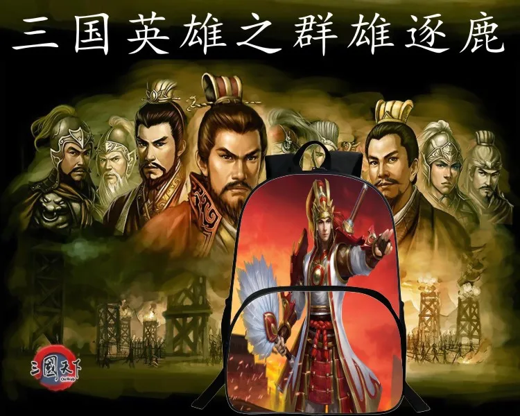 

Xuan meng Heroes of the Three Kingdoms-Style Primary School STUDENT'S School Bag New Style Children Backpack Zhou Yu Men's