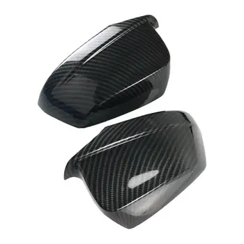 

1 pair Side mirror cover Car Auto ABS Carbon fiber Cap Replacement For BMW F10 F11 Pre-LCI 2011-2013 Durable