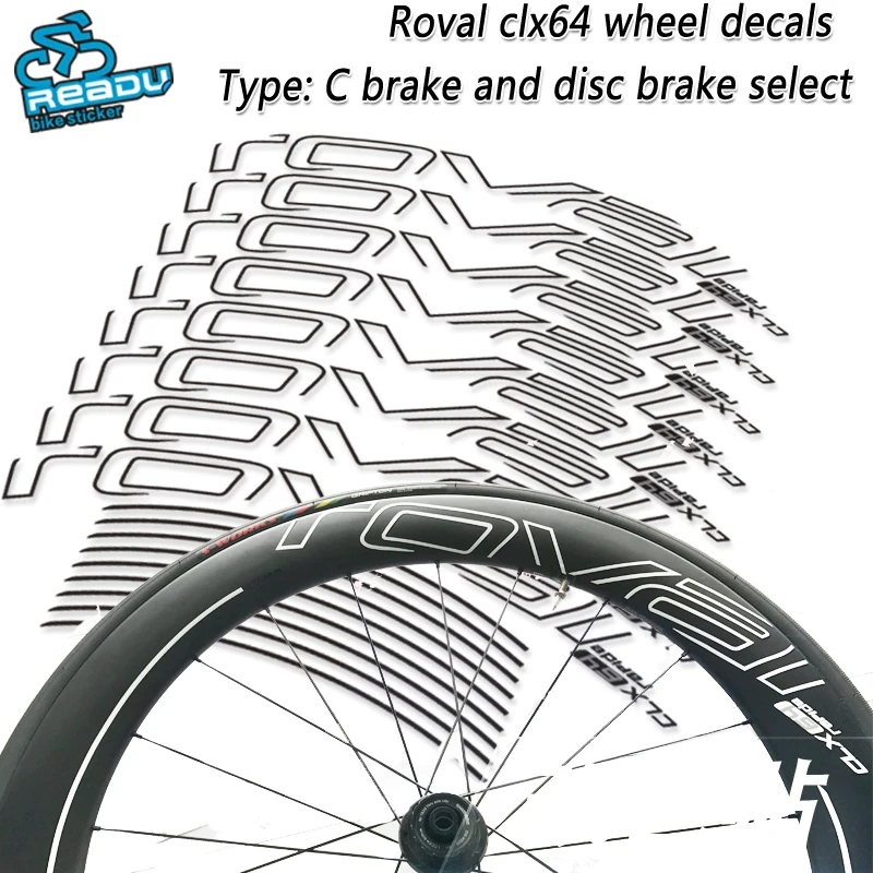 AKSIUM decals for rim brake disc brake wheels stickers Ruote Autocollants 