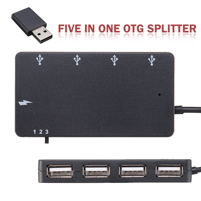 1 Set Micro USB OTG 4 Port Hub Power Charging Adapter Cable For Smartphone  Tablet High Speed - AliExpress