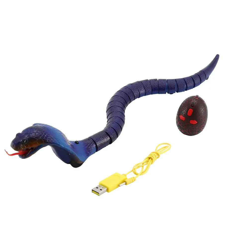 

Remote Control Snake Rattlesnake Animal Trick Terrifying Mischief Toy Rechargeable Funny Joke Gift Drop Shipping