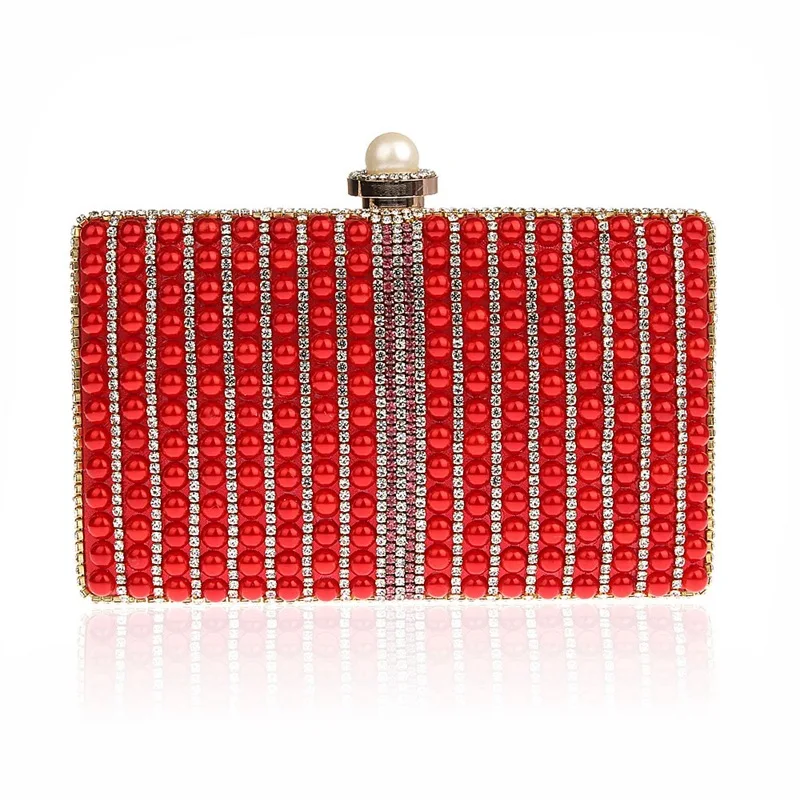 Модная вечерняя сумка с жемчугом вечерние сумки клатчи для банкетов женские