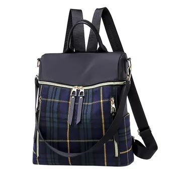 

2019 Hot Sale Canvas Backpack Women's Fashion Backpack Waterproof Nylon Bag Anti-Theft Shoulder Bag Leisure *