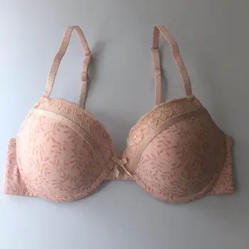 

Kittybear Push Up Bra Big Size Thin Cup No Padded 3/4 Cup Print Fashion Intimates Underwear Bra C D Cup Bra Female Lingerie Hot