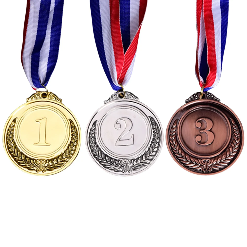 Premio de oro, plata y bronce para niños, medalla de recompensa, insignia  de animación, competiciones, premios para juegos al aire libre, suministros  escolares - AliExpress Hogar y jardín