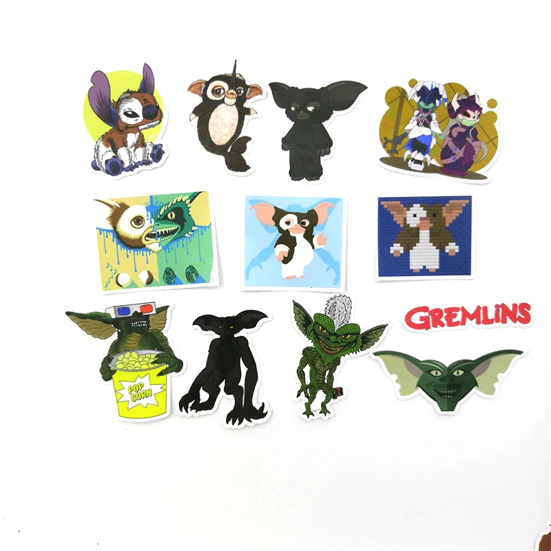 22 шт Gremlins Gizmo наклейки с милыми рисунками для DIY скрапбукинга альбом ноутбук телефон багаж ноутбук водонепроницаемый стикер детская игрушка