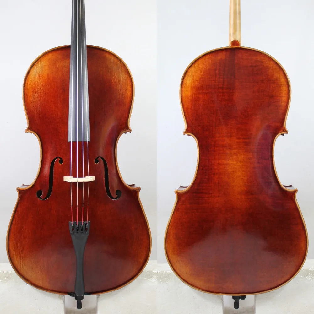 Супер цена! Stradivari 1690 копия 4/4 виолончели! M6135 немецкий темный античный