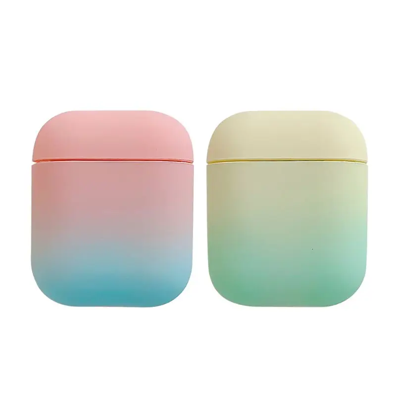 

Suitable for airpods2 protective sleeve gradient color hard shell earphone box