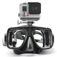 Professional  Diving Scuba Snorkeling Masks with GoPro Mount  Anti-Fog Goggles Glasses Swimming Fishing Equipment  Camera Holder 1