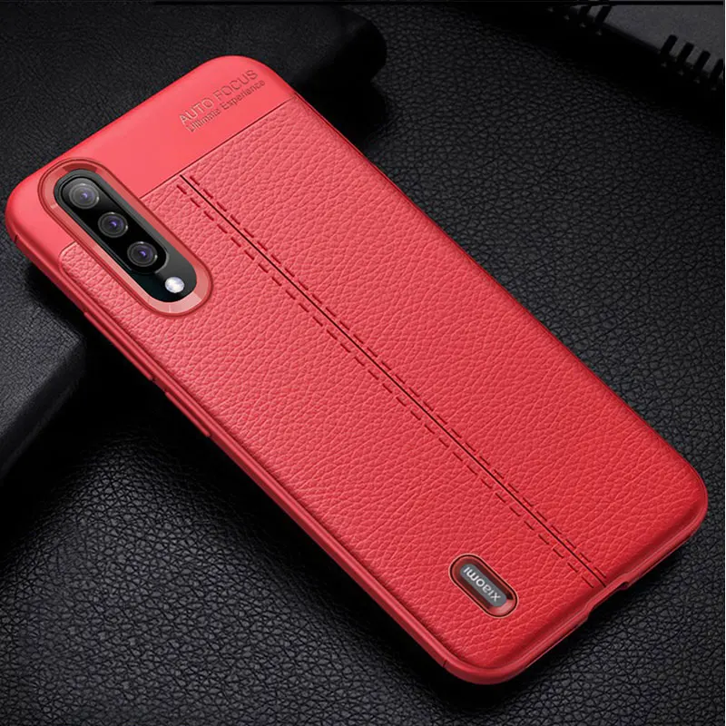 Красный Бампер чехол для Xiaomi mi A3 чехол силиконовый чехол для mi A3 Funda Матовый телефон случае на Xiaomi mi A3 Lite чехол мягкий TPU Coque - Цвет: Красный