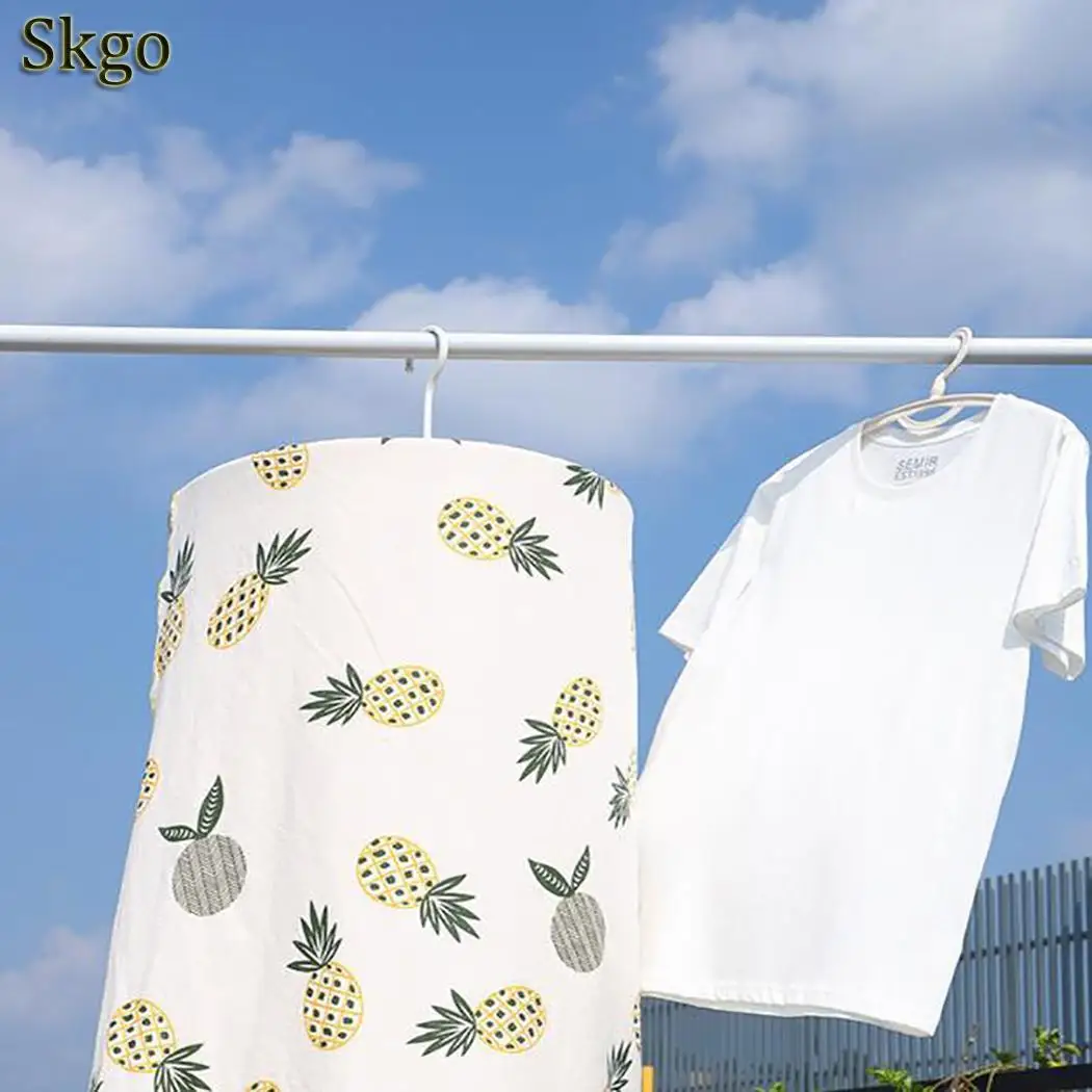 Durable Detachable Home Spiral Quilt Hanger Rotating Drying Hanger 45 x 0.8cm Steel Detachable design Stable spiral quilt hanger