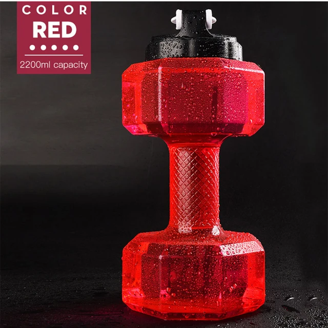 2200 Ml Kreatív Súlyzó Vizes Palack Állítható Súlyok Fitnesz Súlyzók Vízforraló Súlya Erős Vízitalok Otthoni Tétel - Image 6