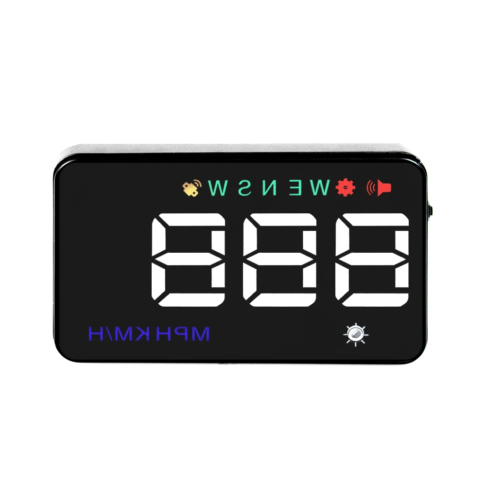 Новейший автоматический HUD gps измеритель скорости o Head Up дисплей A5 цифровой сигнал о превышении скорости лобовое стекло Projetor