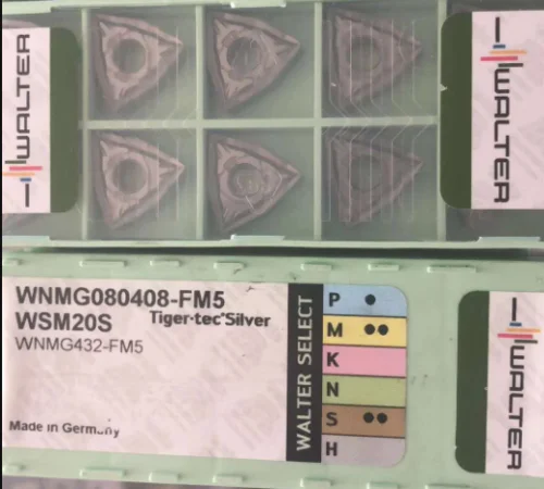 WALTER 10 шт карбидные вставки WNMG080408-FM5 WSM20S