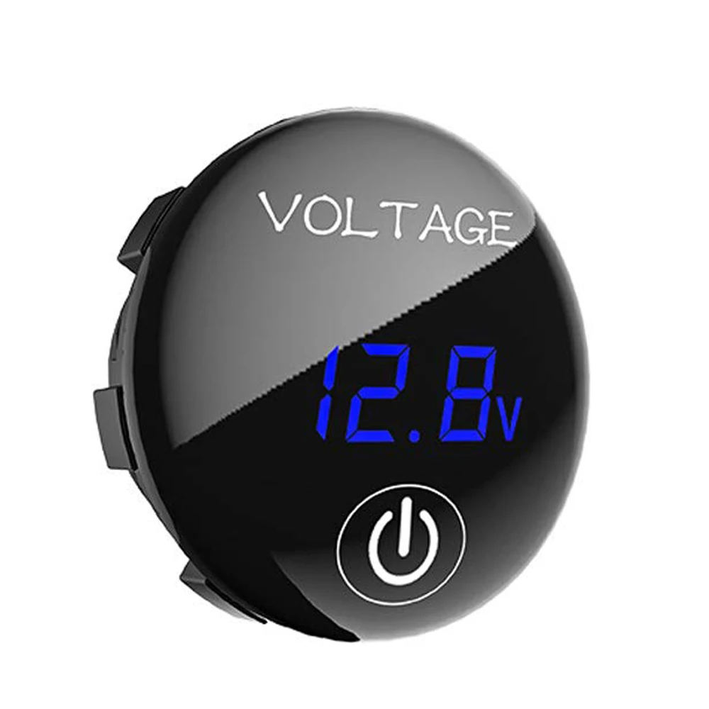 Touch Voltmeter LYKAS автомобильный вольтметр USB зарядное устройство светодиодный сенсорный выключатель для мотоцикла Зарядное устройство напряжение дисплей - Цвет: Touch Voltmeter