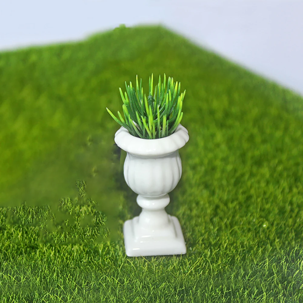 Details about   1:12 Dollhouse Miniature Simulated Roman Column Potted Plant Garden OrnamentYJS5 