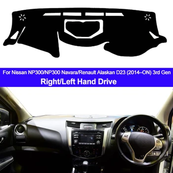 

Car Dashboard Cover Dashmat Carpet Dash Mat 2 Layers For Nissan NP300 Navara Renault Alaskan D23 2014 2015 2016 2017 2018 2019