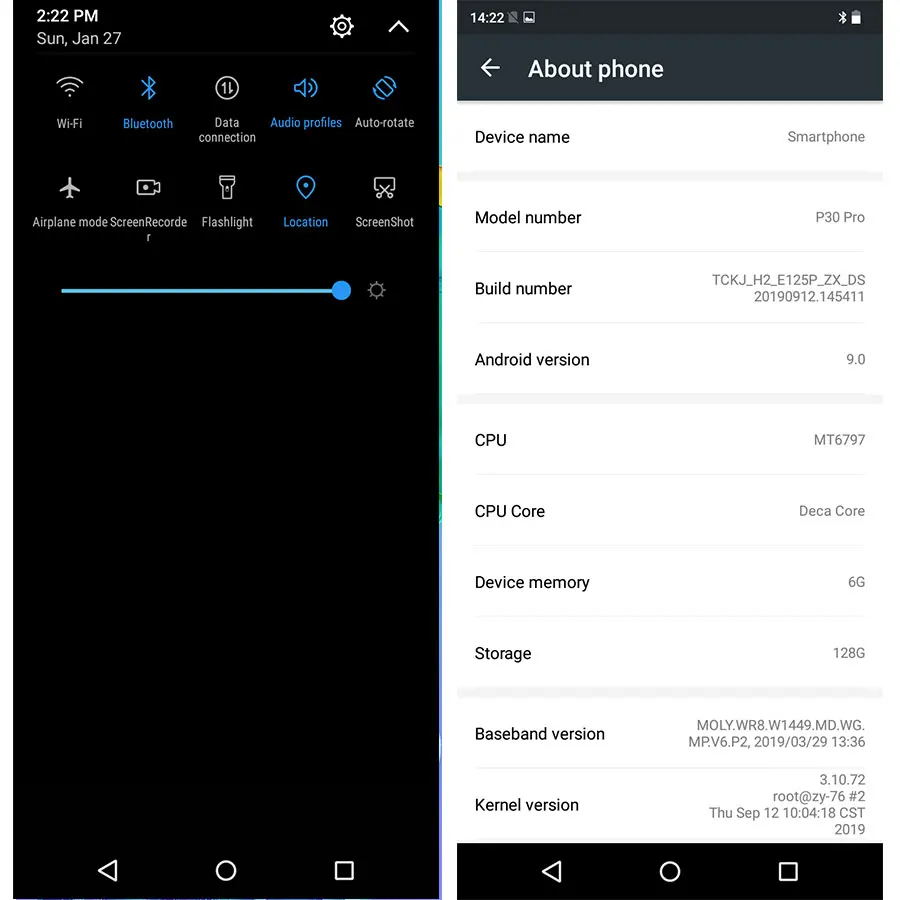 P30 PRO Android смартфон 6,3 дюймов мобильный телефон с двумя sim-камерами мобильный телефон 3g 4G мобильный смартфон разблокировка лица сотовый