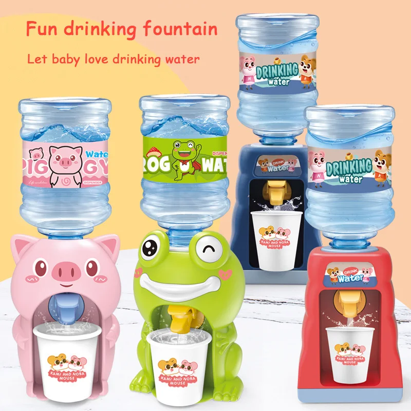 Water-Dispenser Milk-Drinking-Fountain Kids Cute Cold/warm Mini Cartoon for Children