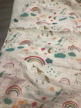 Manta de fibra de bambú para bebé, Toalla de baño suave para recién nacido, lactancia, Sábana de bebé orgánico, manta de muselina para envolver, estera para gatear, 110x120cm