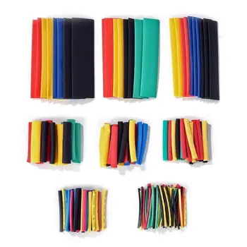 

164pcs Assorted Flame Retardant Polyolefin Heat Shrink Tube Insulated Shrinkable Wrap Wire Cable Sleeve Tubing Cover Set Kit