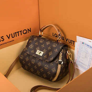 

Printed Pattern Crossbody Bag for Women 2020 New Trendy All-match Messenger Bag Ladies Genuine Leather Single Shoulder Handbag