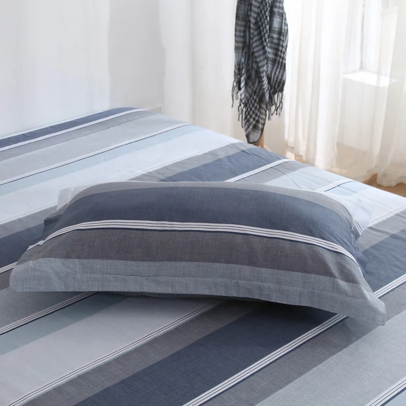 2 шт. современные хлопковые розовые серые полосатые клетчатые наволочки для