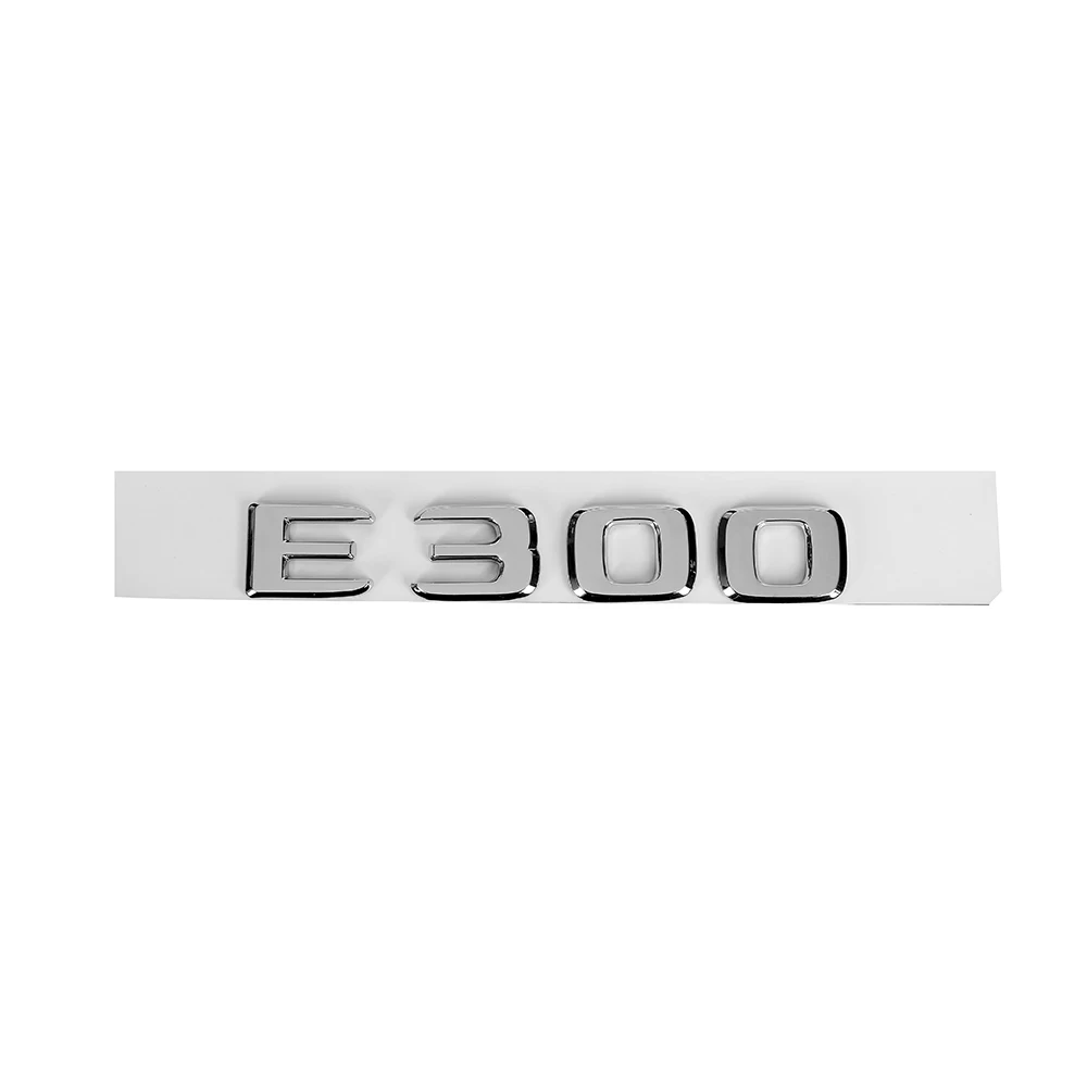 Для Mercedes Benz E Class E180 E200 E220 E260 E320 E350 хромированные цифры буквы задний багажник эмблема значок наклейка