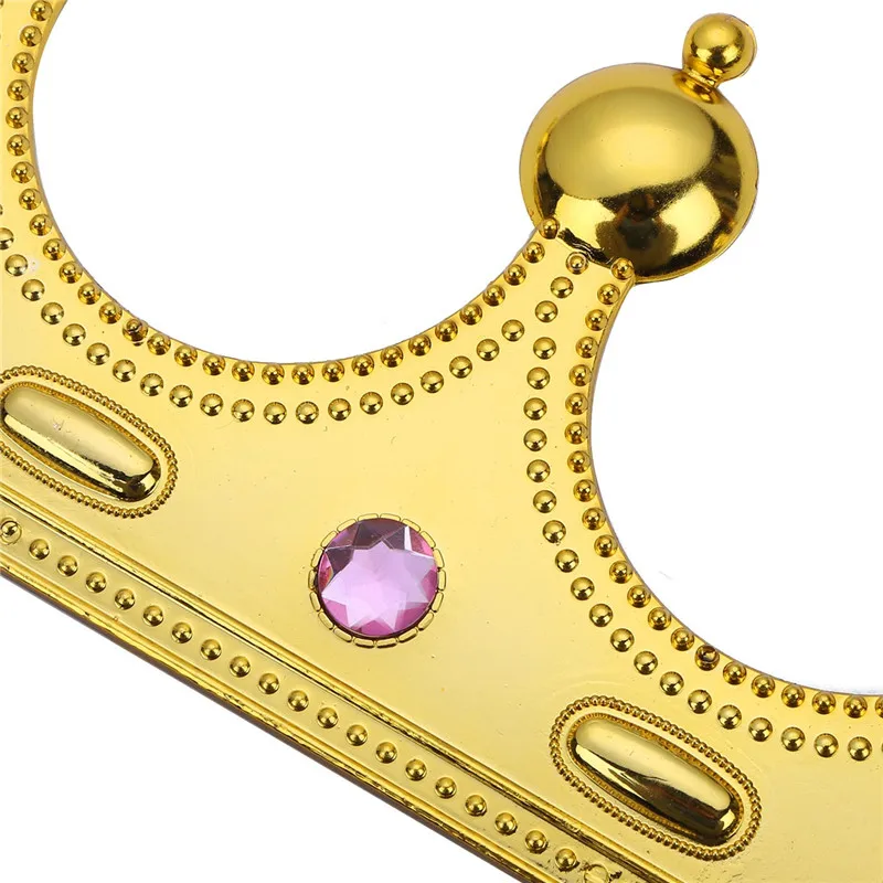 Комплект из 4 предметов, Королевский Король короны, королева принцесса тиара, ювелирный Детский костюм для ролевых игр, платье, аксессуары для дня рождения