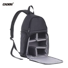 CADeN D15 камера слинг рюкзак одно плечо Камера Сумка мессенджер сумка для камеры 3 линзы для Pad вспышка штатив/монопод