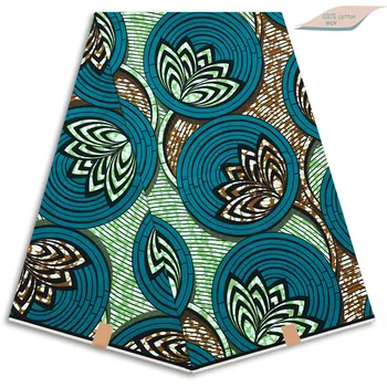 

African Wax Print Fabric ' For Ankara African Wax Fabric Fashionable 100% Cotton Ankara Printed wax cloth Fabric 02