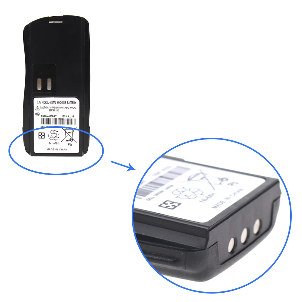 10X Replacement Battery for Motorola CP125 AXU4100 AXV5100 BC120 GP2000 GP2000s GP2100 PMNN4046 PMNN4046A PMNN4046R PMNN4063AR 5