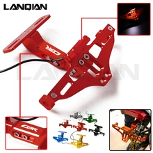 Для Honda Мотоцикл CBR номерной знак кронштейн держатель CBR 400 cbr600 CBR900RR CBR250R CBR1000RR CBR650F CBR 600F CBR аксессуары